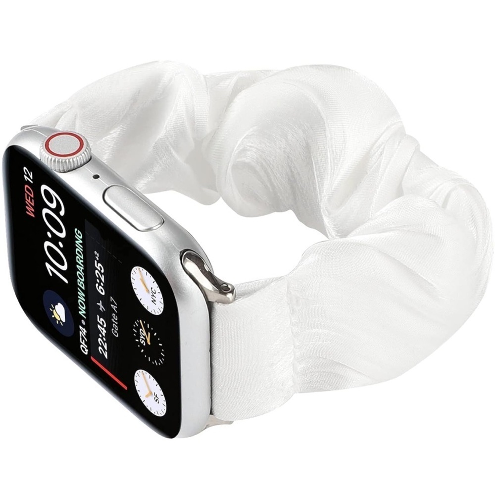 NWT HeyDay White Tool Scrunchie Apple Watch Band - Size 42mm49mm